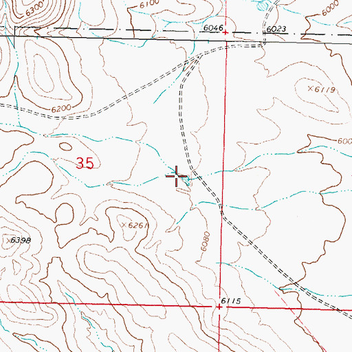 Topographic Map of Deep Canyon Tank, NM