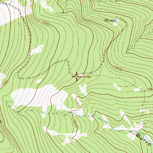 Topographic Map of Weener Spring, NM