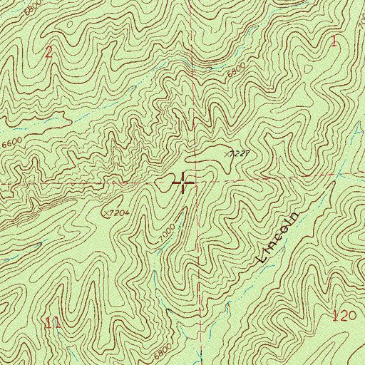 Topographic Map of Gravel Tank, NM