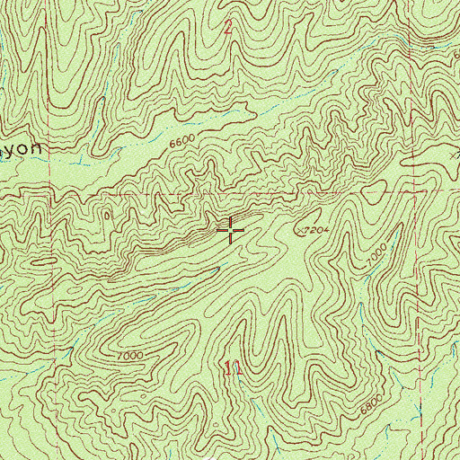 Topographic Map of Heifer Tank, NM