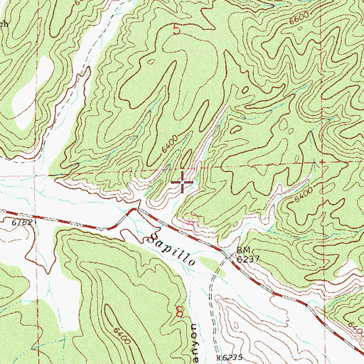 Topographic Map of Skates Tank Number Two, NM