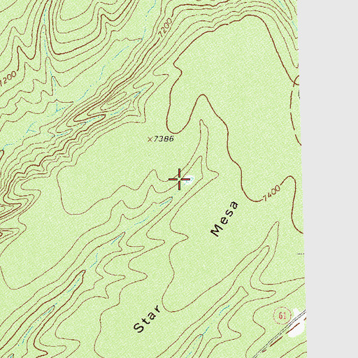 Topographic Map of Wayne Tank, NM