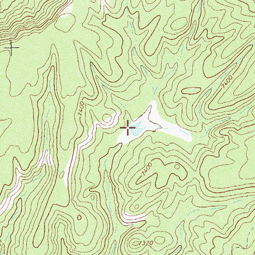 Topographic Map of Turkey Cienega Tank, NM