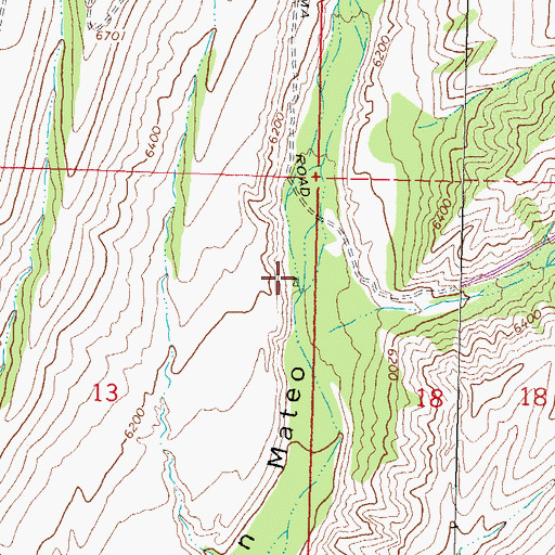 Topographic Map of Steel Windmill, NM
