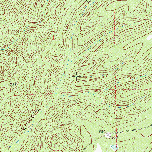 Topographic Map of Slow Tank, NM