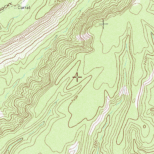 Topographic Map of Clear Tank, NM