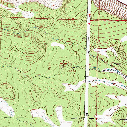 Topographic Map of Driveway Tank, NM