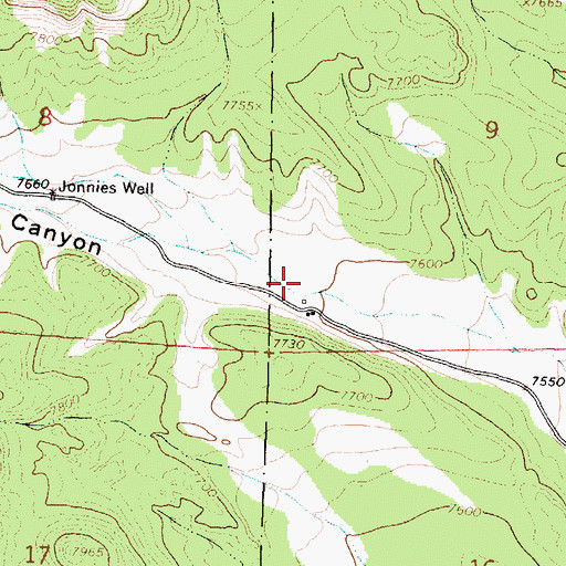Topographic Map of Sweeten Windmill, NM