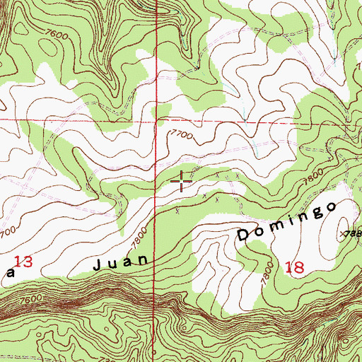 Topographic Map of South Trick Tank, NM