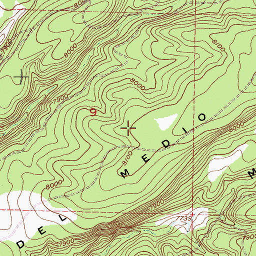 Topographic Map of East Trick Tank, NM