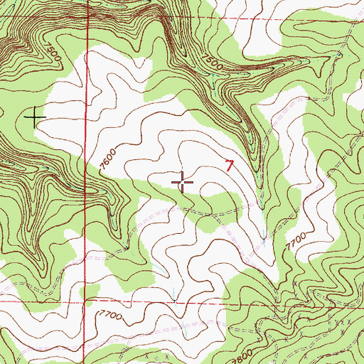 Topographic Map of North Trick Tank, NM