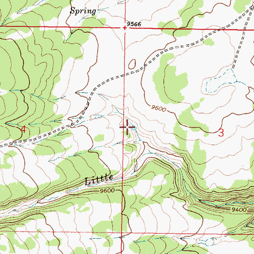 Topographic Map of Valle Tank, NM