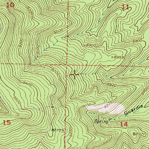 Topographic Map of Jarosito Trick Tnak, NM