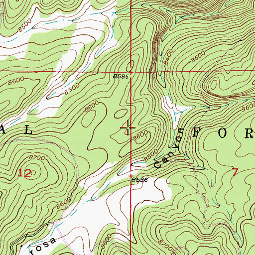 Topographic Map of Aranda Spring, NM