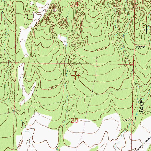 Topographic Map of Jaspe Trick Tank, NM
