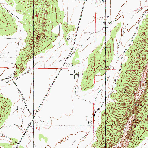 Topographic Map of Mister Tank, NM