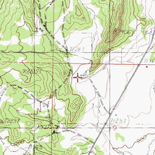 Topographic Map of Schmidt Ranch, NM