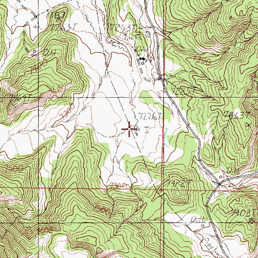 Topographic Map of Casa Tank, NM
