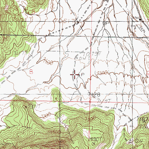 Topographic Map of ET Tank, NM