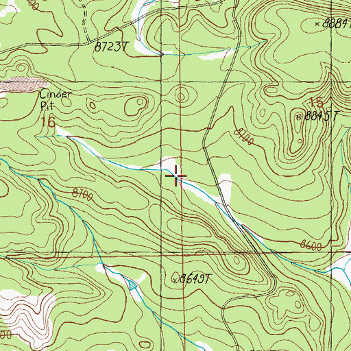 Topographic Map of Underwood Spring Number One, NM