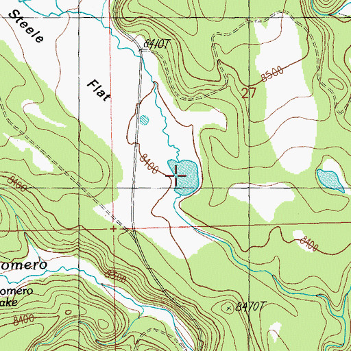 Topographic Map of Gibbons Lake Tank, NM