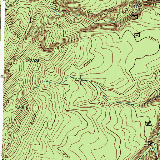 Topographic Map of Tule Tank, NM