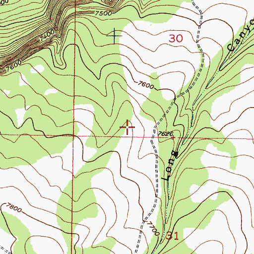 Topographic Map of North Trick Tank, NM