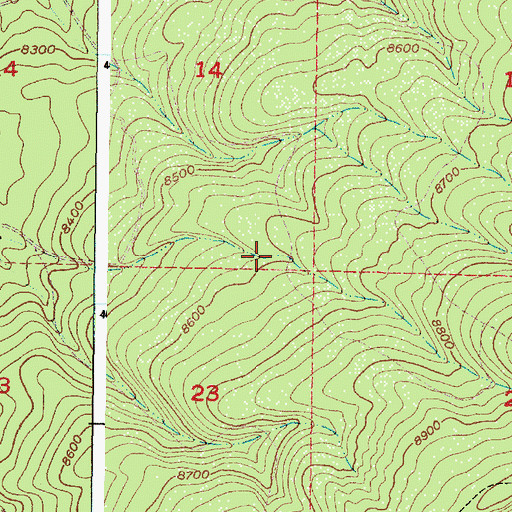 Topographic Map of Alamo Tank, NM
