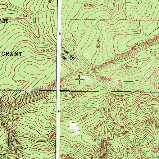 Topographic Map of Rim Tank, NM