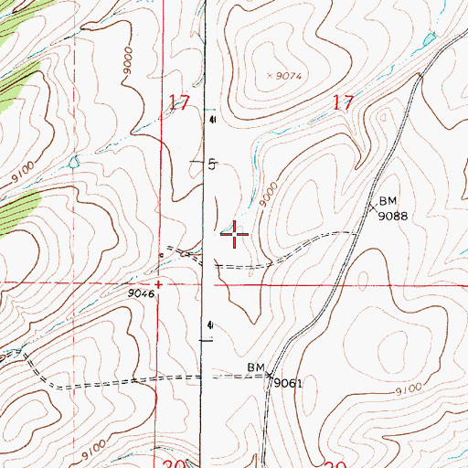 Topographic Map of Bean Patch Tank, NM