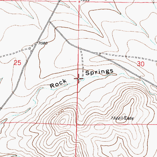 Topographic Map of Easy Tank, NM