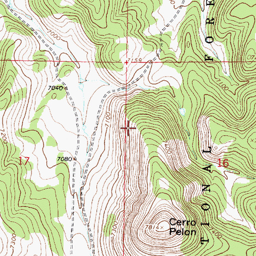 Topographic Map of Number Three Tank, NM