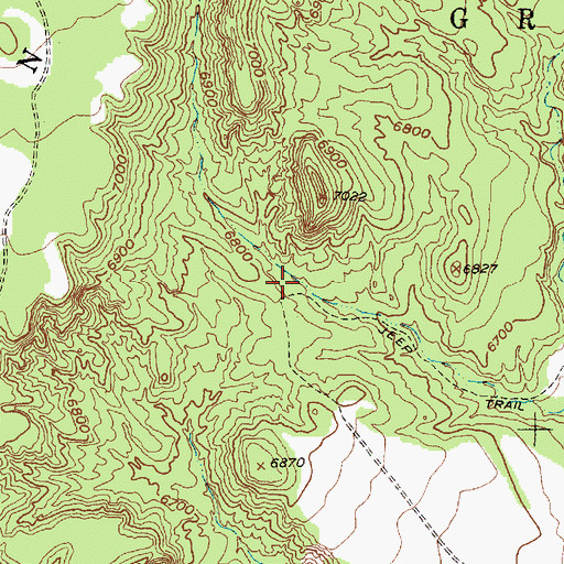 Topographic Map of Pinon Number Two Tank, NM