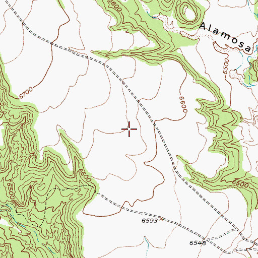 Topographic Map of Prairie Dog Trick Tank, NM
