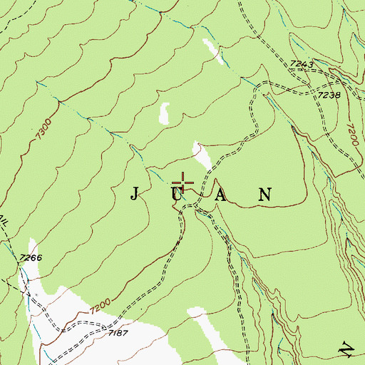 Topographic Map of Sage Trick Tank, NM