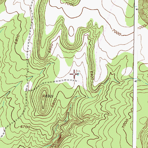 Topographic Map of Manzanares Tank, NM