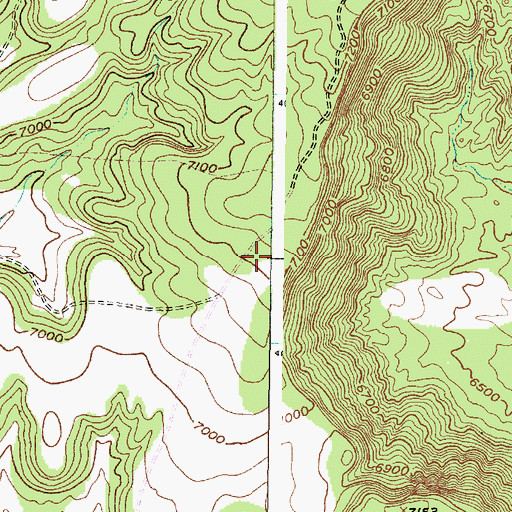 Topographic Map of Copper Trick Tank, NM