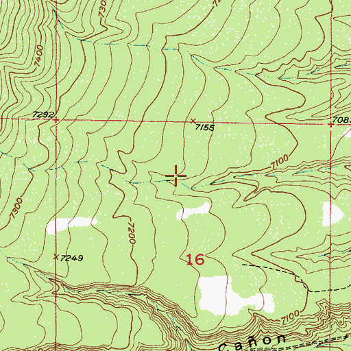 Topographic Map of Ancones Trick Tank, NM