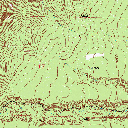 Topographic Map of Ancones Tank, NM