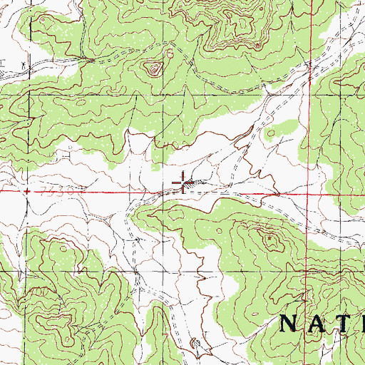 Topographic Map of Oso Tank, NM