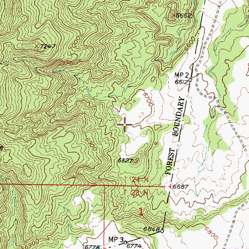 Topographic Map of Madrid Tank, NM