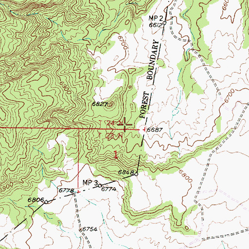 Topographic Map of Vito Tank, NM