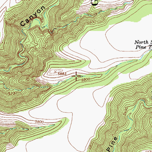 Topographic Map of Powerline Tank, NM