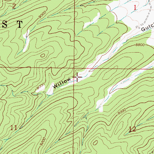 Topographic Map of Royal Tank, NM