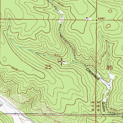 Topographic Map of Miners Tank, NM