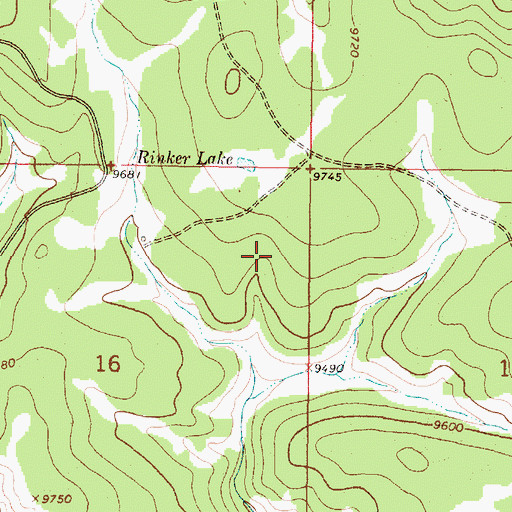 Topographic Map of Hopewell Ridge, NM