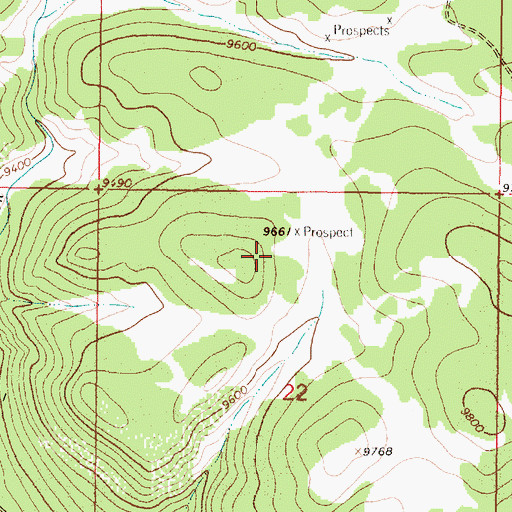 Topographic Map of Yolanda Spring, NM