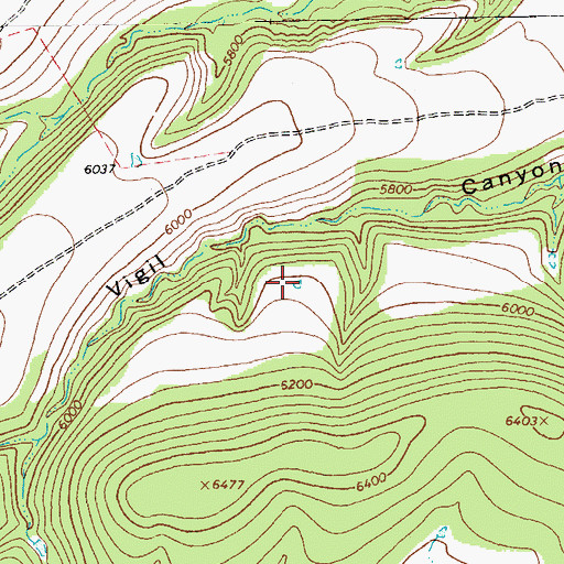 Topographic Map of Mesa Tank, NM