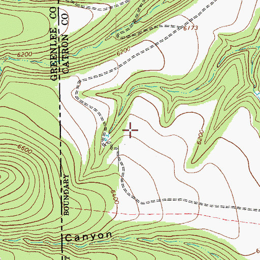 Topographic Map of Corner Tank, NM