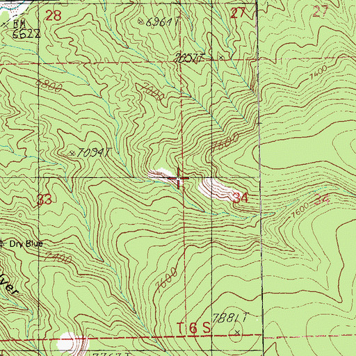 Topographic Map of Upper Tank, NM